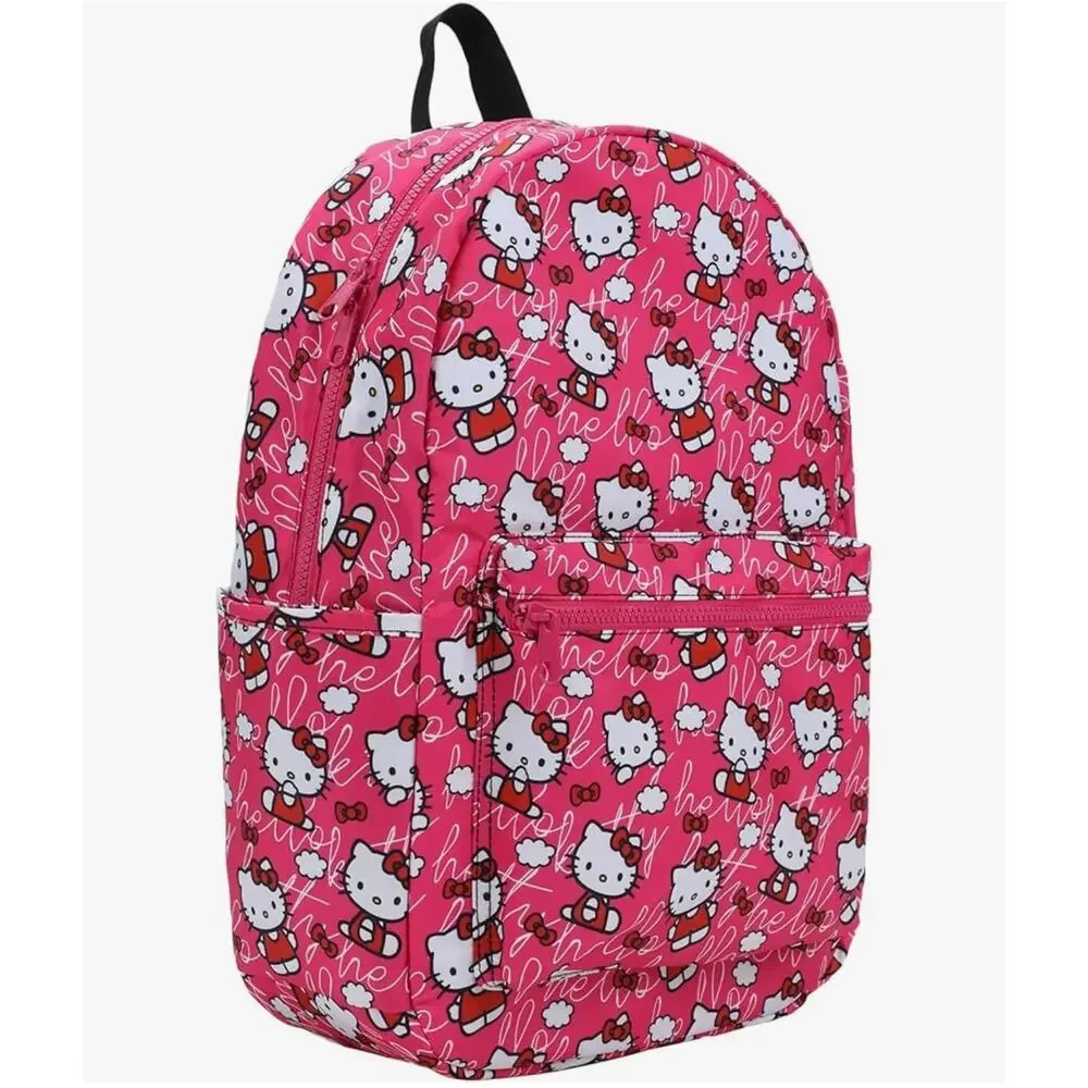 NWT❤️Hello Kitty large pink logo Backpack